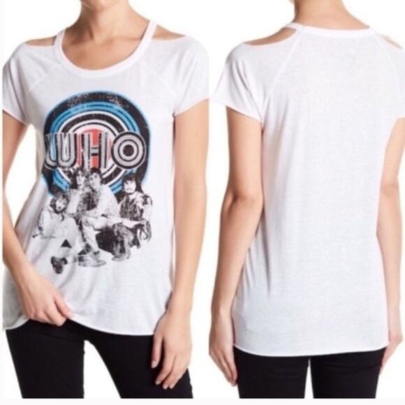 Chaser Tops - NWT Chaser The Who rock n roll graphic tee